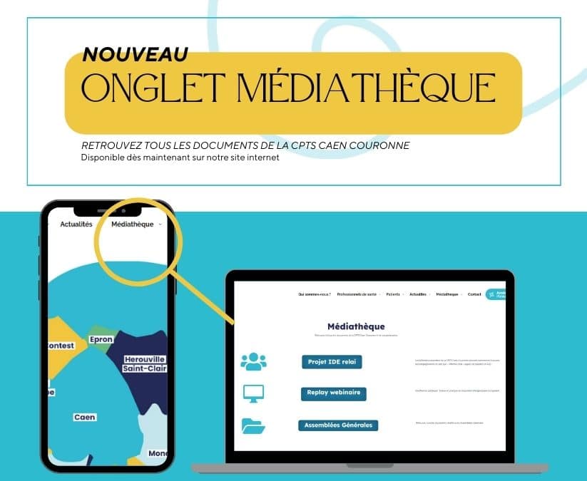 NOUVEAU : Onglet « Médiathèque »