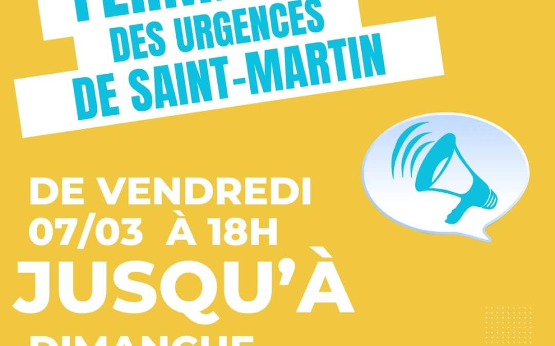 Fermeture des Urgences de l’hôpital privé Saint-Martin